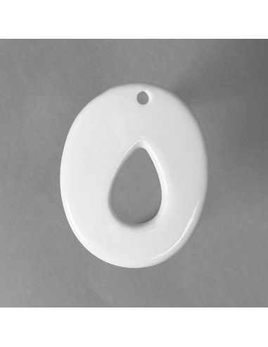 PENDENTIF OVALE GOUTTE