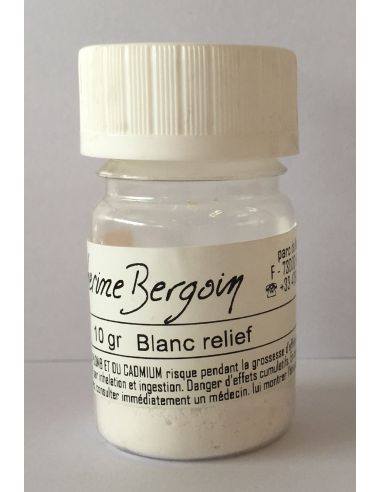 PRODUIT SCANDINAVE RELIEF 10GR / 820°C - BLANC RELIEF