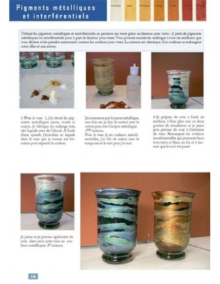 LIVRE DE CATHERINE - CB15 - LA PEINTURE SUR VERRE
