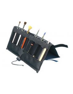 TROUSSE POUR PINCEAUX TISSU NOIR - 34/16CM