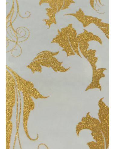 DECALCOMANIE CLAIR DE LUNE OR METALLIQUE A4 - CL3 