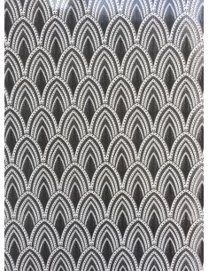 DECALCOMANIE CLAIR DE LUNE NOIR A4 - TL79