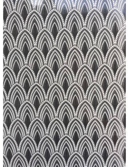 DECALCOMANIE CLAIR DE LUNE NOIR A4 - TL79