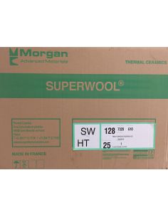 FIBRE BIO 607HT25  1300°C NON TOXIQUE - LARG. 0.61 M EP.25MM AU METRE 2