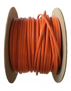 CABLE COUPLE S ( ORANGE) - BLINDE , ISOLE ET GAINE SILICONE