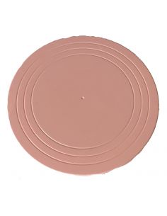 TOURNETTE PLASTIQUE ROSE HAUTE DIAM 26.5 CM H 12.5 