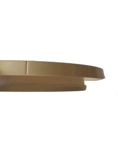 TOURNETTE PLASTIQUE BLANCHE BASSE DIAM 26.5 CM H 4 CM  2