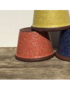 BO9645 Émail faïence rouge à effets scintillants | BOTZ 2