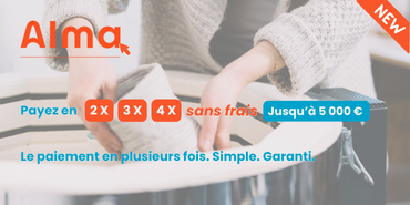 Optez pour le paiement en plusieurs fois avec ALMA chez Ceram Decor !